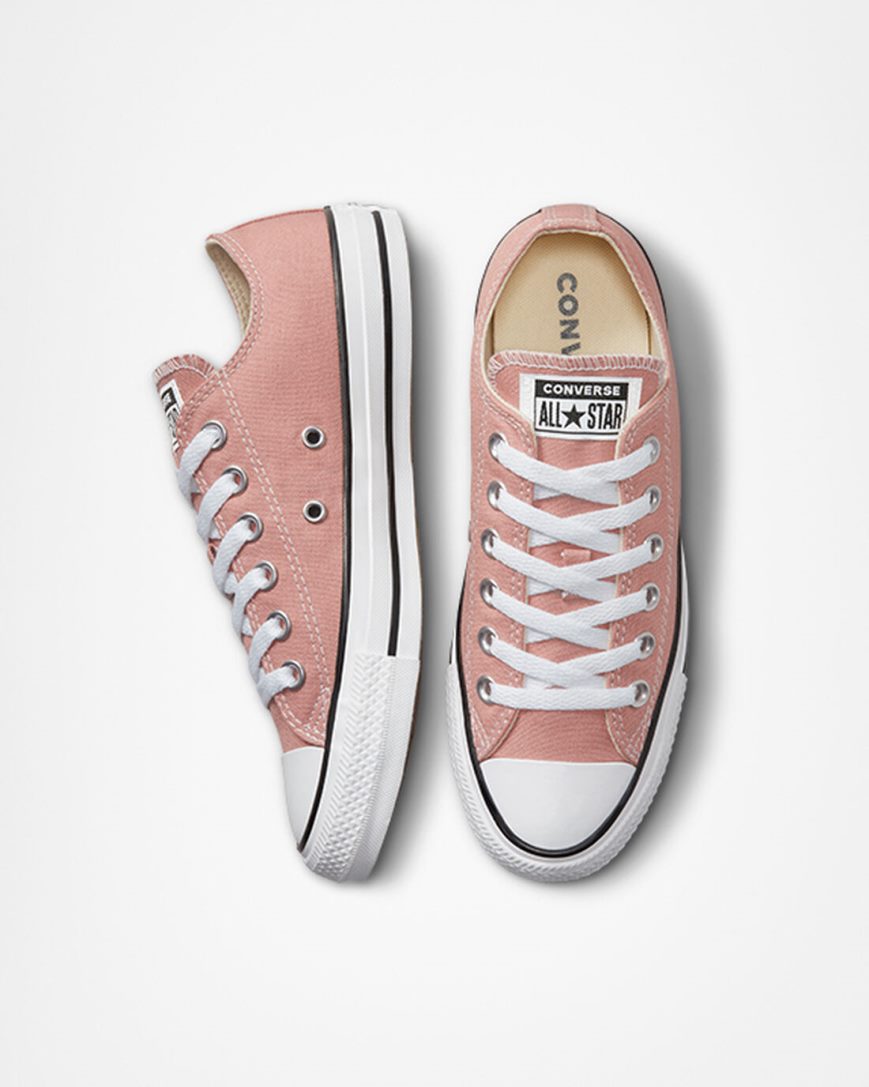 Tenis Converse Chuck Taylor All Star Seasonal Color Cano Baixo Feminino Rosa | PT O041T37